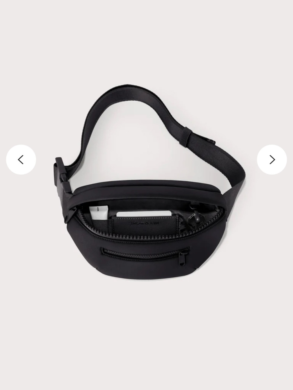 Dagne Dover Ace Neoprene Fanny Pack - Black - Picture 6 of 9